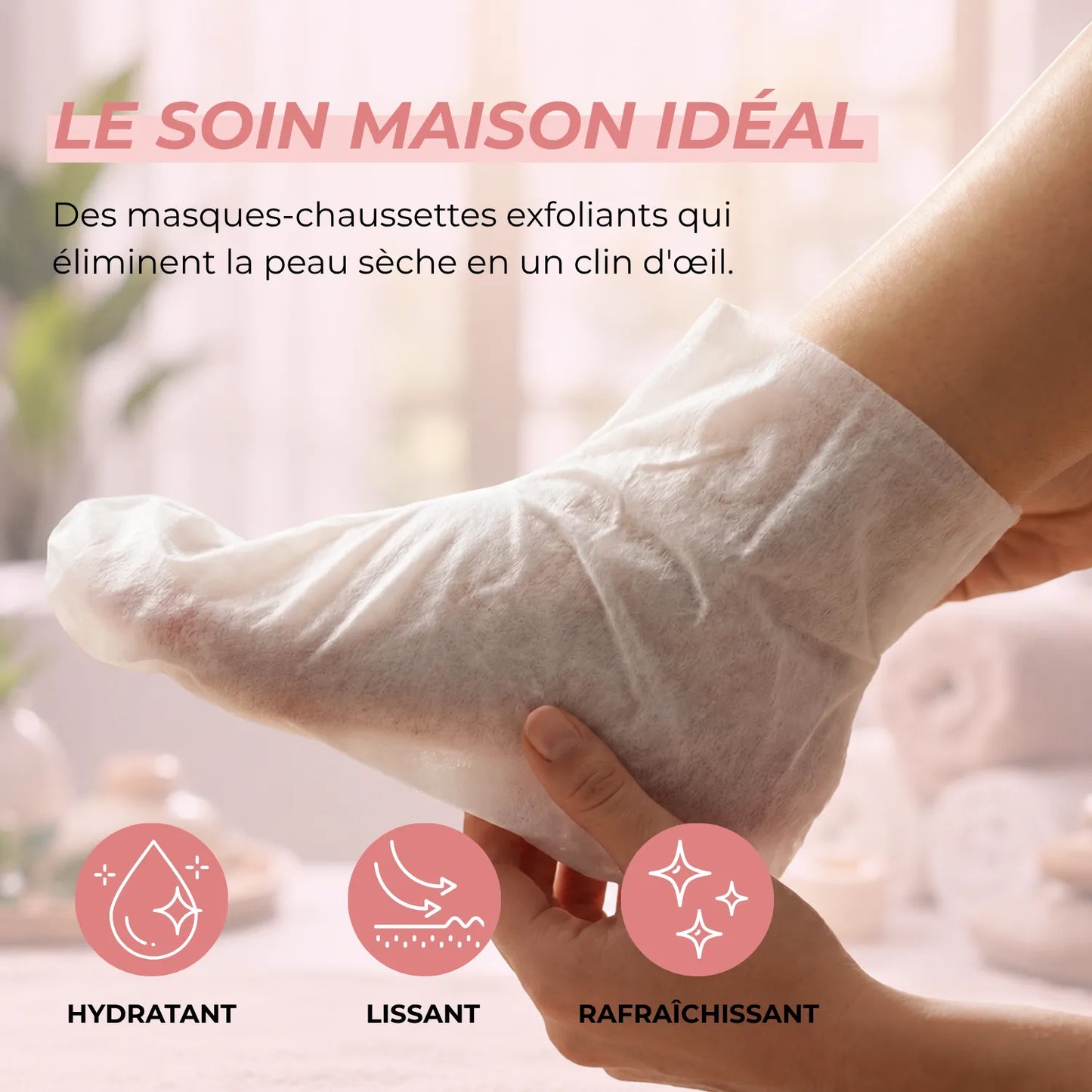 🩰 Peeling Masque chaussette exfoliant